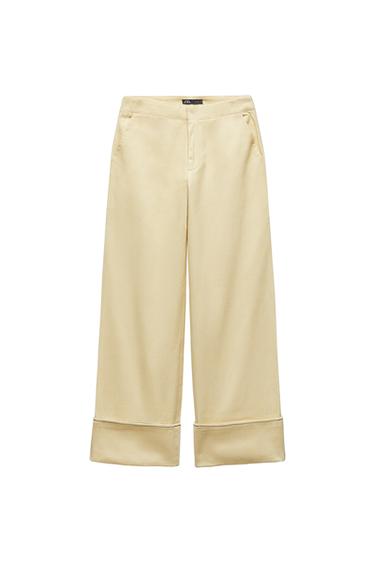 FULL-LENGTH TURNED-UP PANTS