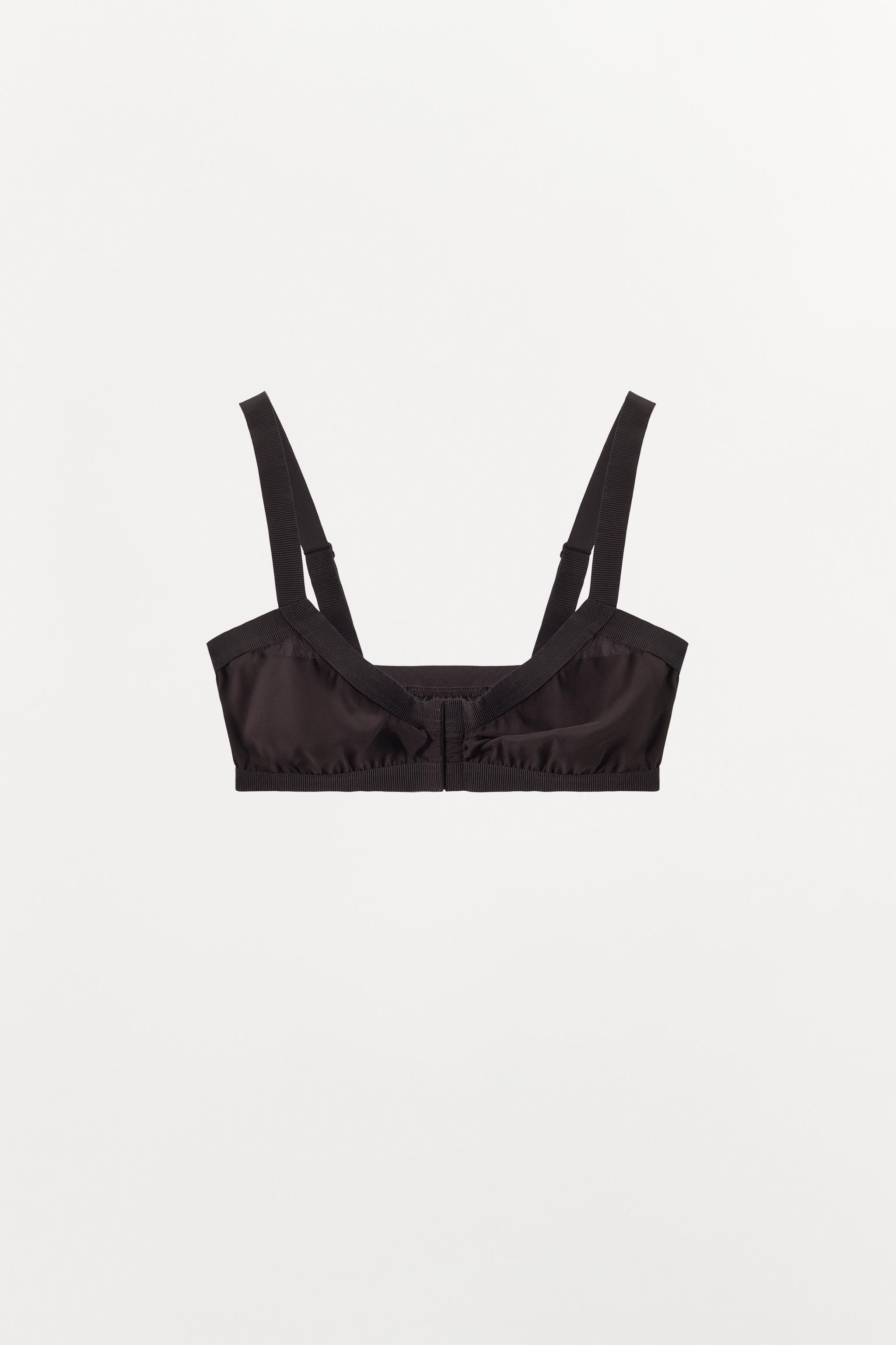 ELASTICIZED SILK BLEND BRALETTE
