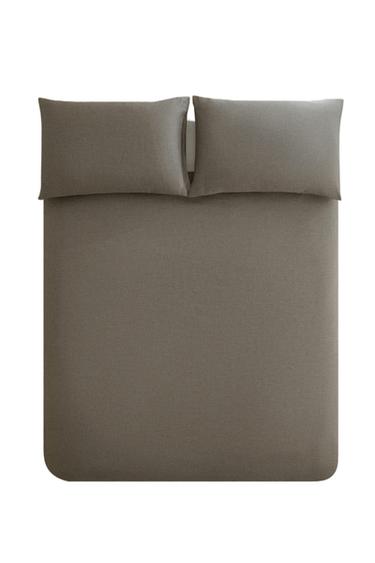 Zara CHAMBRAY DUVET COVER - Gray