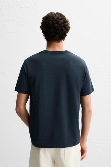 COMBINED PRINT T-SHIRT - Navy blue by Zara - Image 2