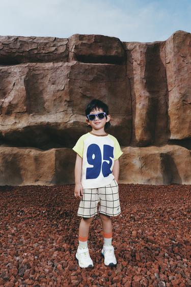 NUMBERED RAGLAN SLEEVE T-SHIRT - White by Zara