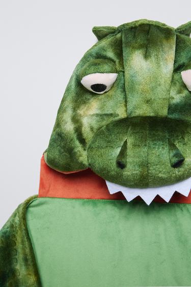 FLEECE DINOSAUR CAPE - Green by Zara - Image 2