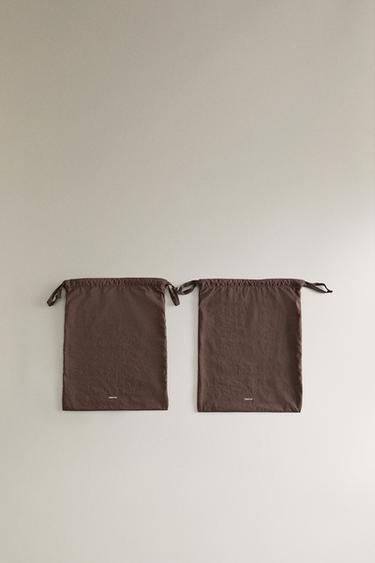 TROUSSES DE TOILETTE RANGEMENT VOYAGE - Marron de Zara - Image 4