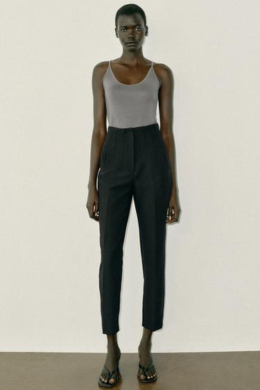 PANTALÓN TIRO ALTO - Negro de Zara