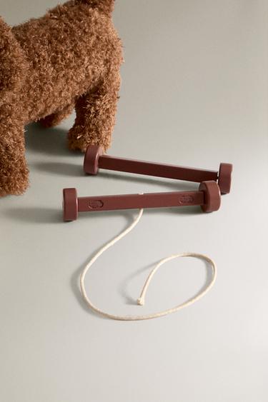 CHILDREN'S SOFT TOY DOG WITH WHEELS - Brown by Zara - Image 4