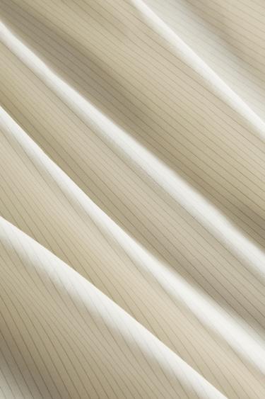 STRIPED PRINT DUVET COVER - White by Zara - Image 4