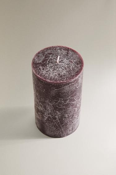 GINGERBREAD LARGE CYLINDRICAL SCENTED CANDLE - Red by Zara - Image 1