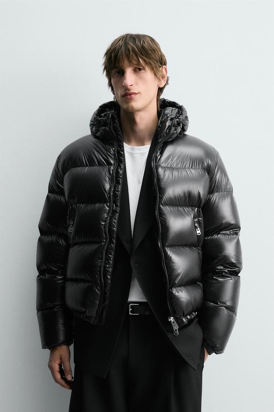 Man Puffer Jacket Zara ZARA MEN WINTER JACKET COAT LARGE