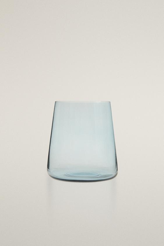 CONICAL CRYSTALLINE TUMBLER - Blue by Zara - Image 0