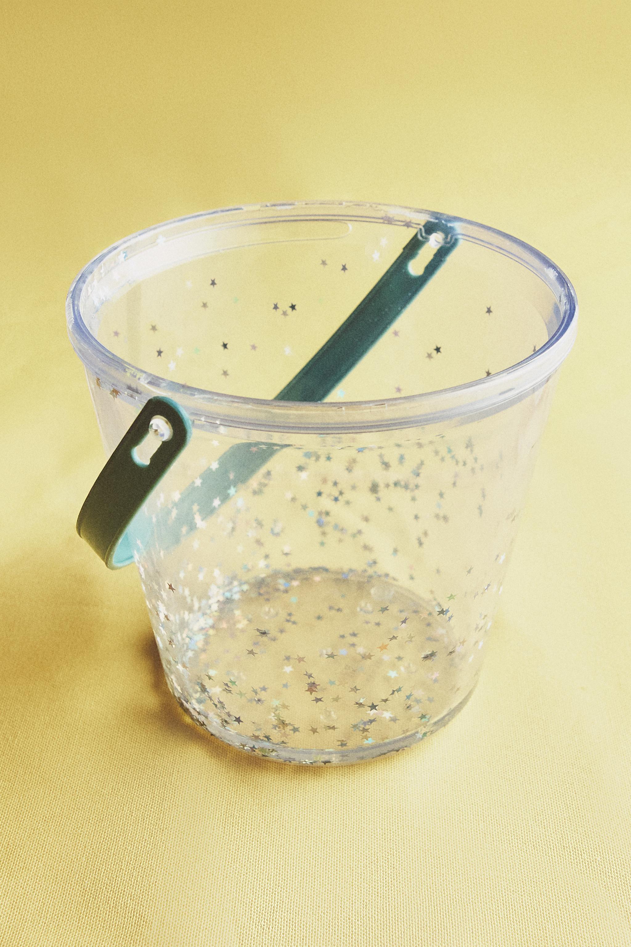 KIDS' GLITTER BEACH BUCKET TOY