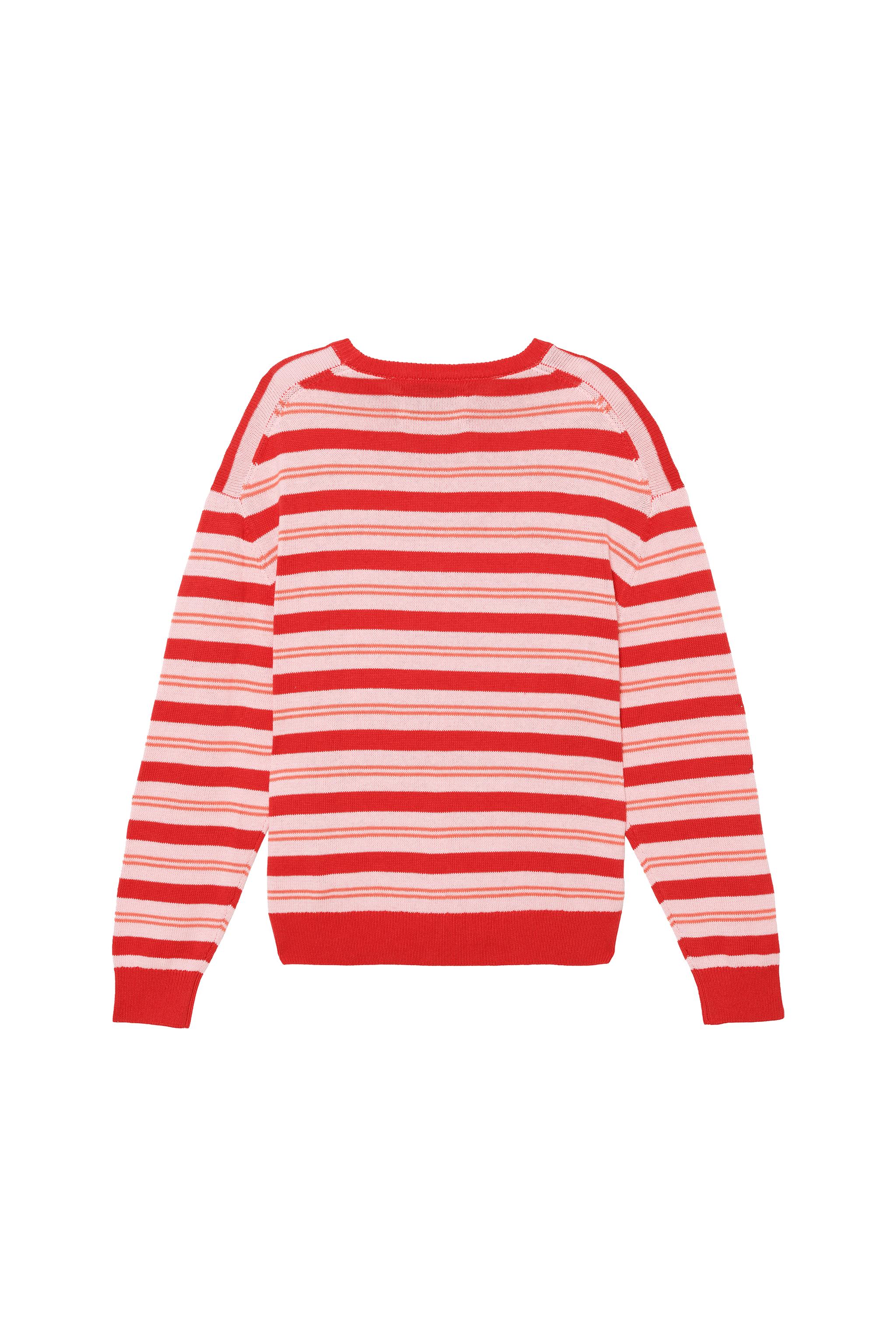 PULL À RAYURES COTON - LIN