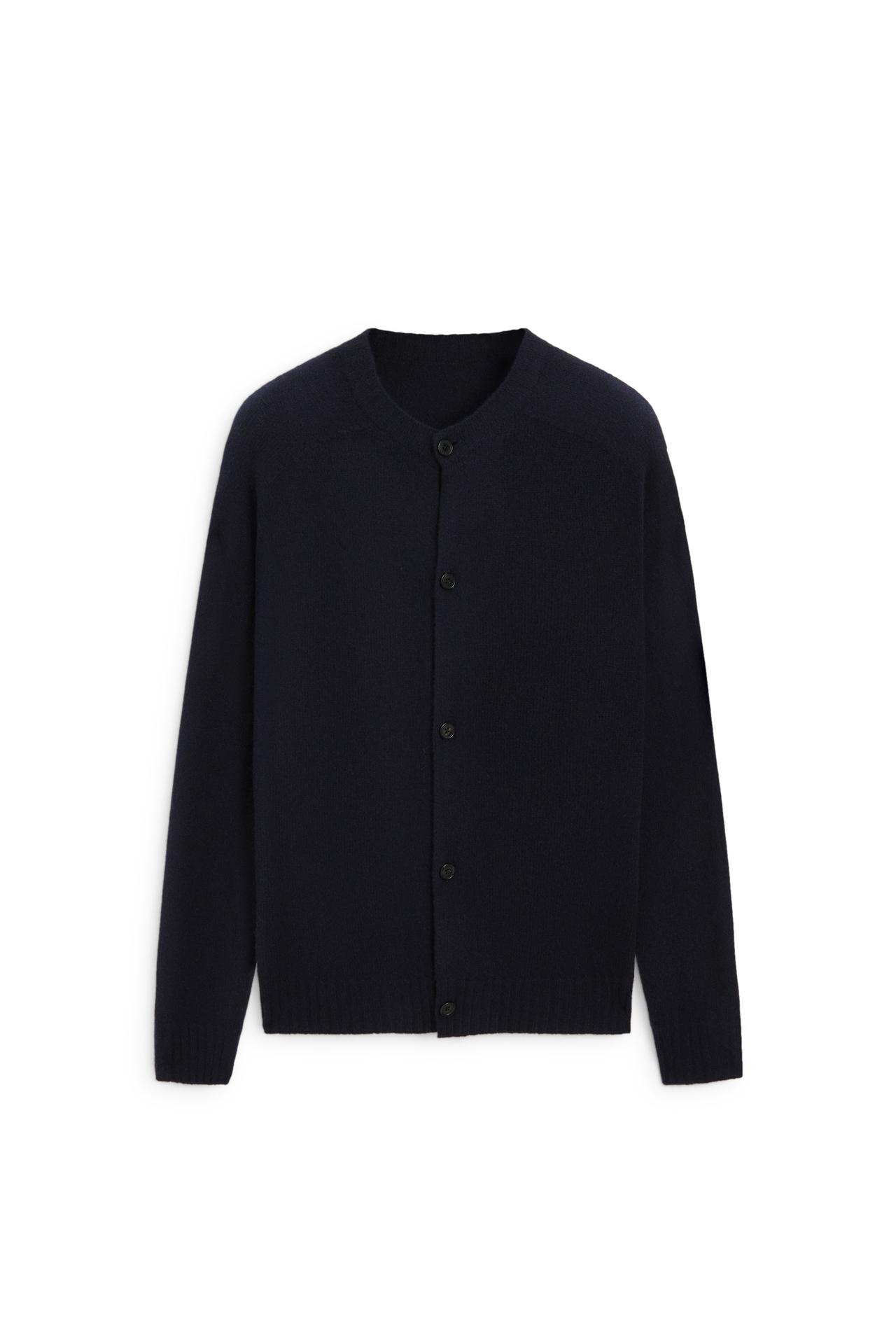 Button-up knit cardigan - LIMITED EDITION — Navy blue