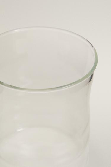 BOROSILICATE GLASS MUG WITH RAISED DESIGN - Transparent by Zara - Image 3