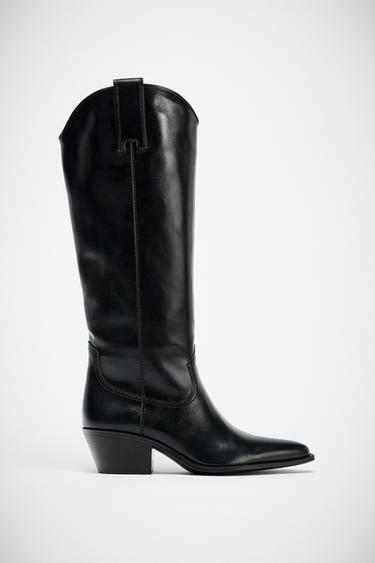 BOTA ALTA COWBOY - Negro de Zara