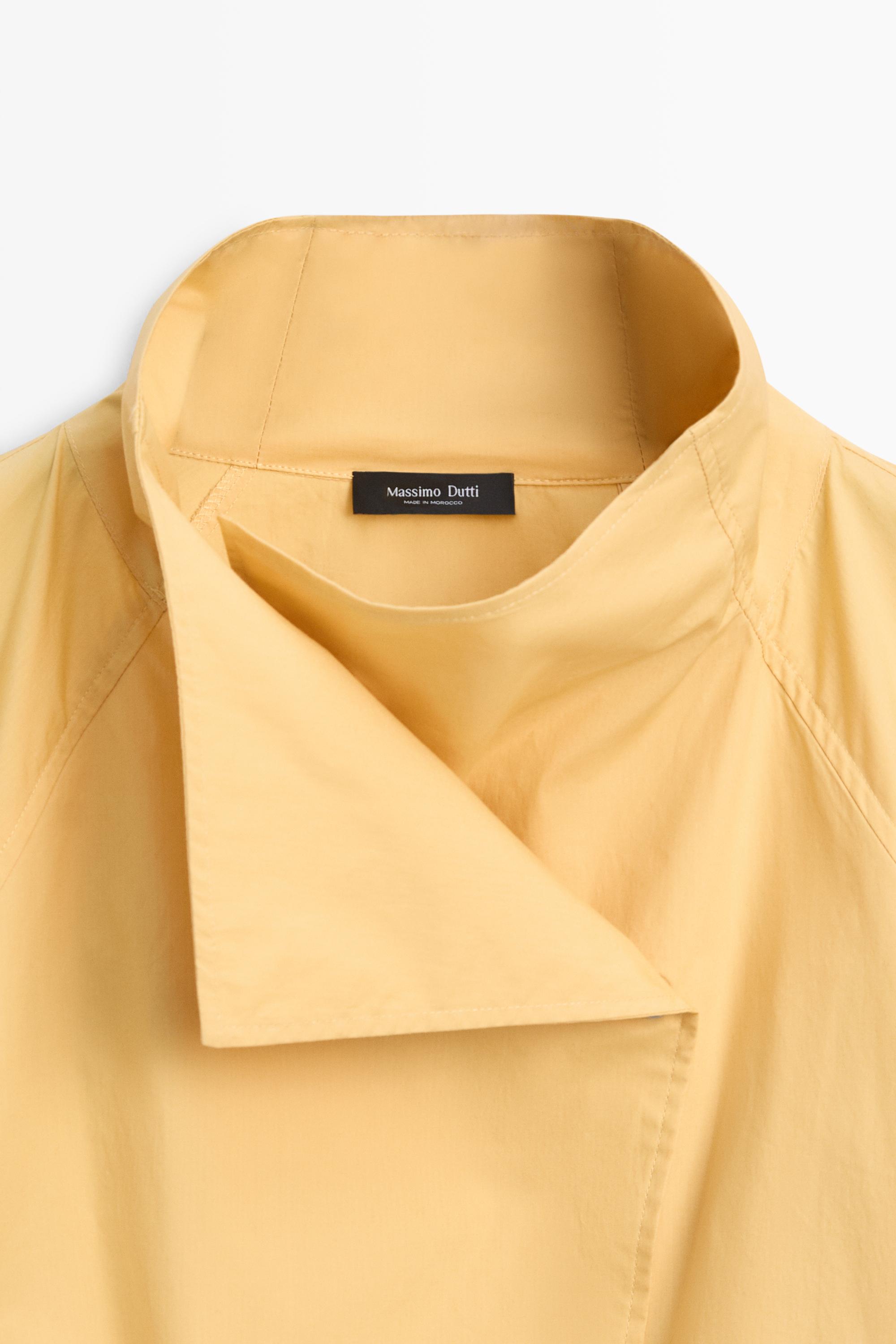 100% cotton bomber jacket with side fastening