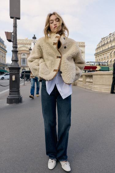 WENDEJACKE IN DOUBLEFACE-OPTIK - Hellbraun von Zara