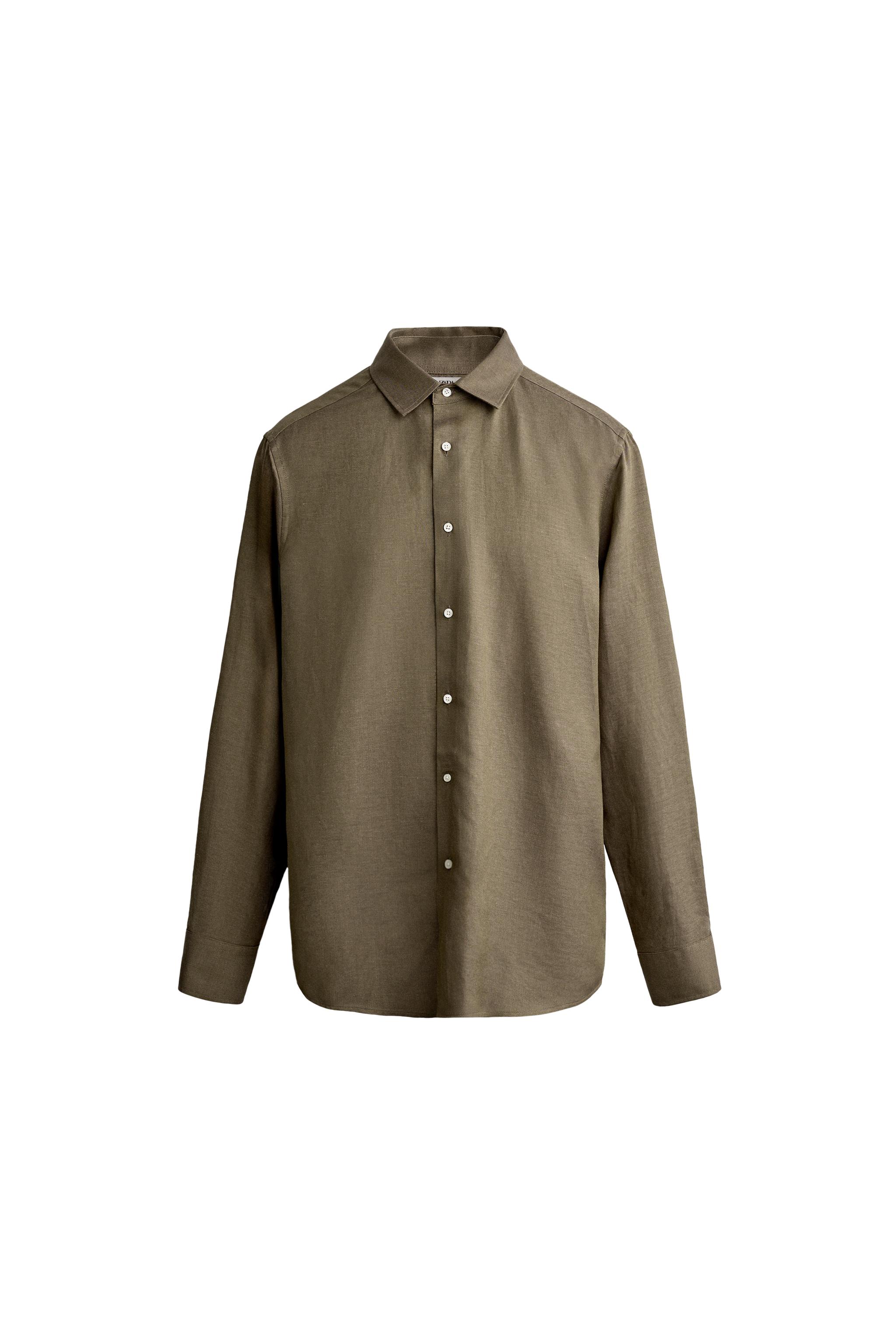 LINEN - LYOCELL REGULAR FIT SHIRT