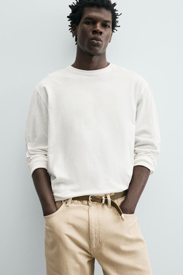 ZARA LIGHTWEIGHT LONG SLEEVE T-SHIRT