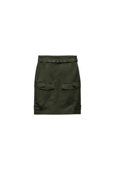 MIDI POCKET SKIRT