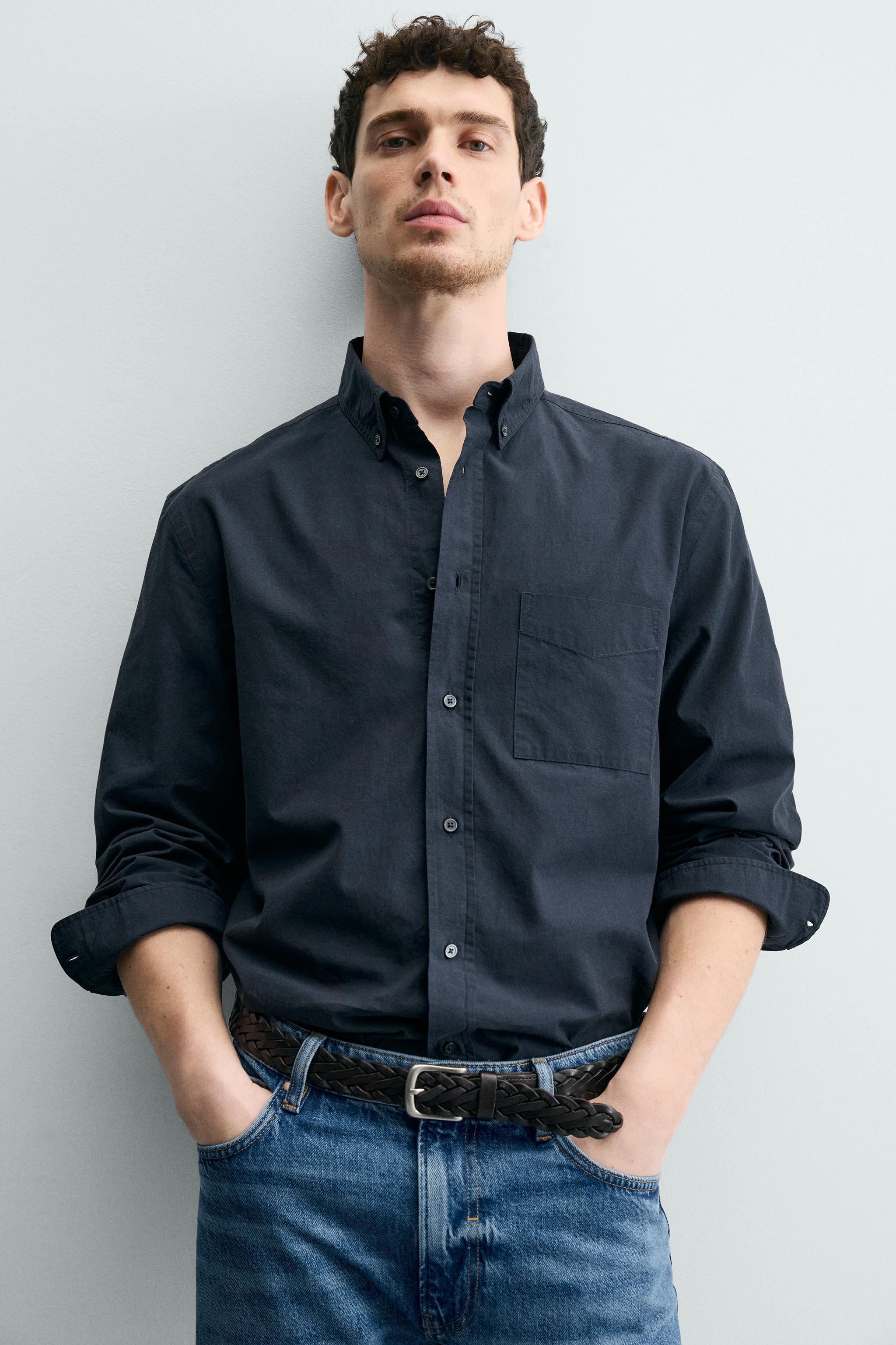 REGULAR FIT PAMUKLU GÖMLEK