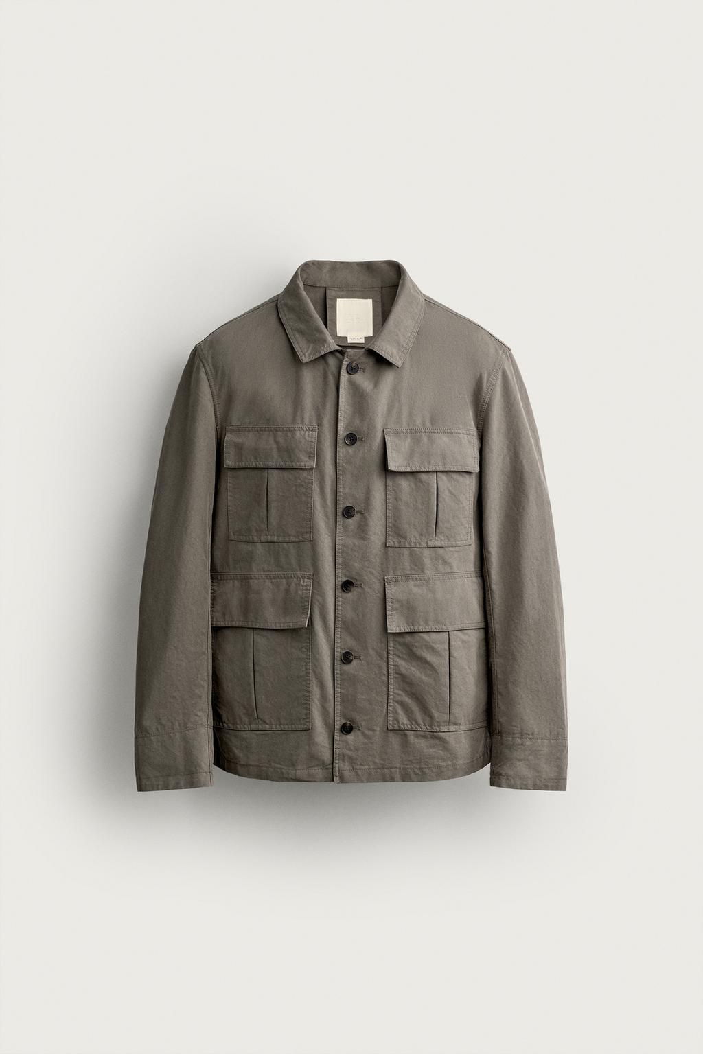 RELAXED FIT UTILITY POCKET JACKET
