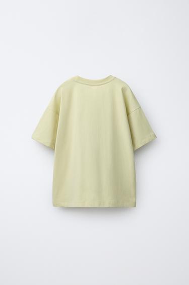 ENSEMBLE T-SHIRT ET BERMUDA - Citron vert de Zara - Image 2