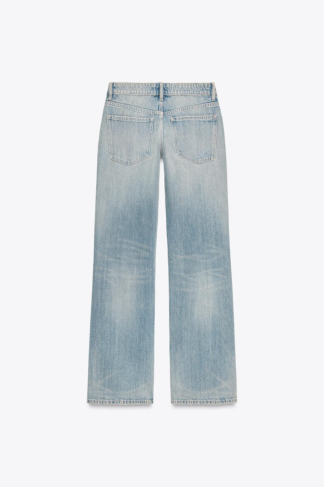 TRF LOW-RISE WIDE-LEG JEANS