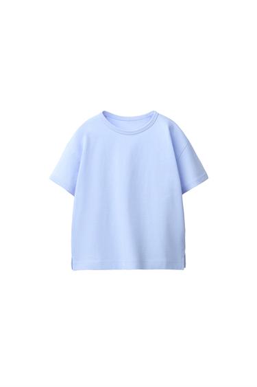 تيشرت سادة - سماوي الخاص بـ Zara