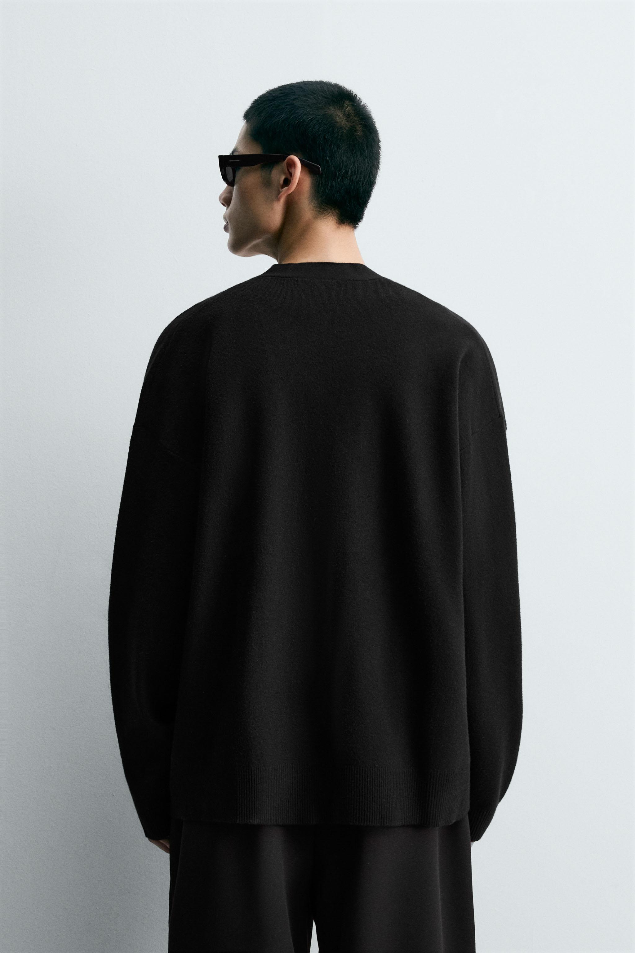 オープンカーディガン - ブラック | ZARA Japan / 日本