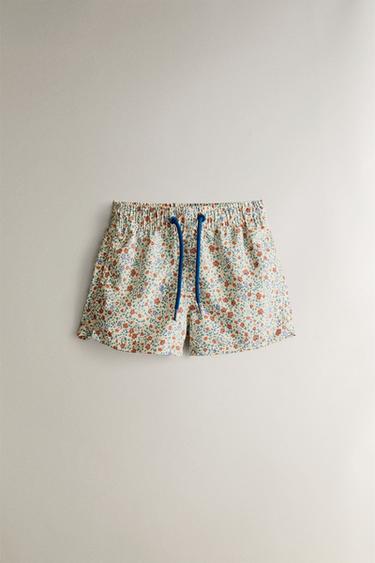 MAILLOT DE BAIN ENFANT FLEURS - Sable de Zara - Image 0
