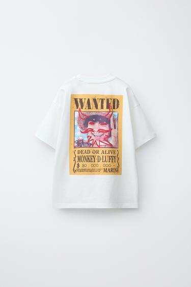 T-SHIRT ONE PIECE NETFLIX © - Blanc de Zara - Image 1