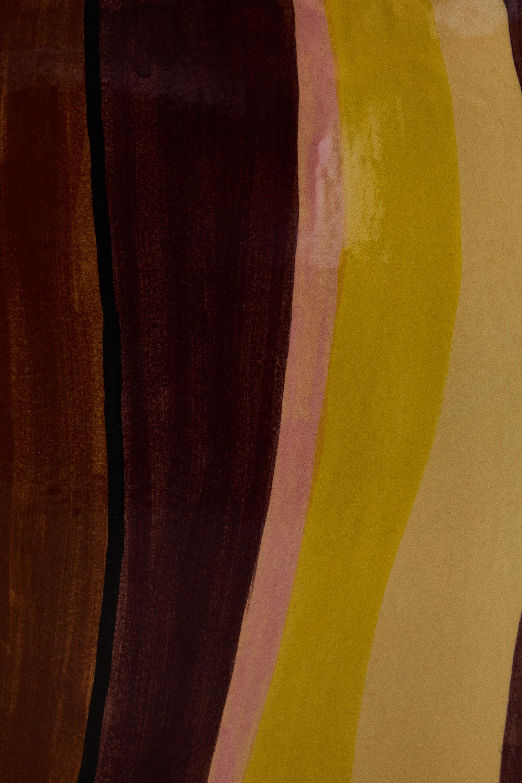VASE CÉRAMIQUE RAYURES X COLLAGERIE