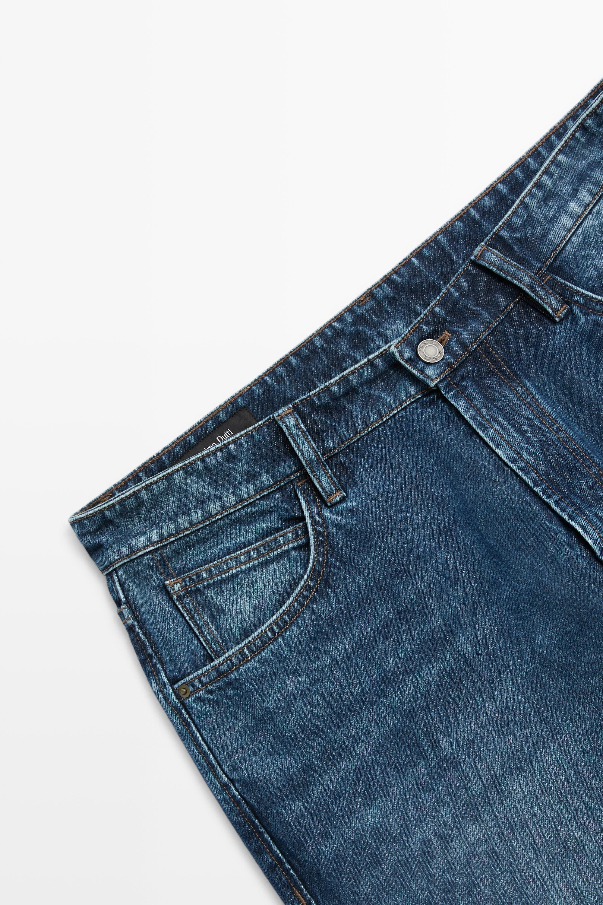 Tapered fit jeans — Blue