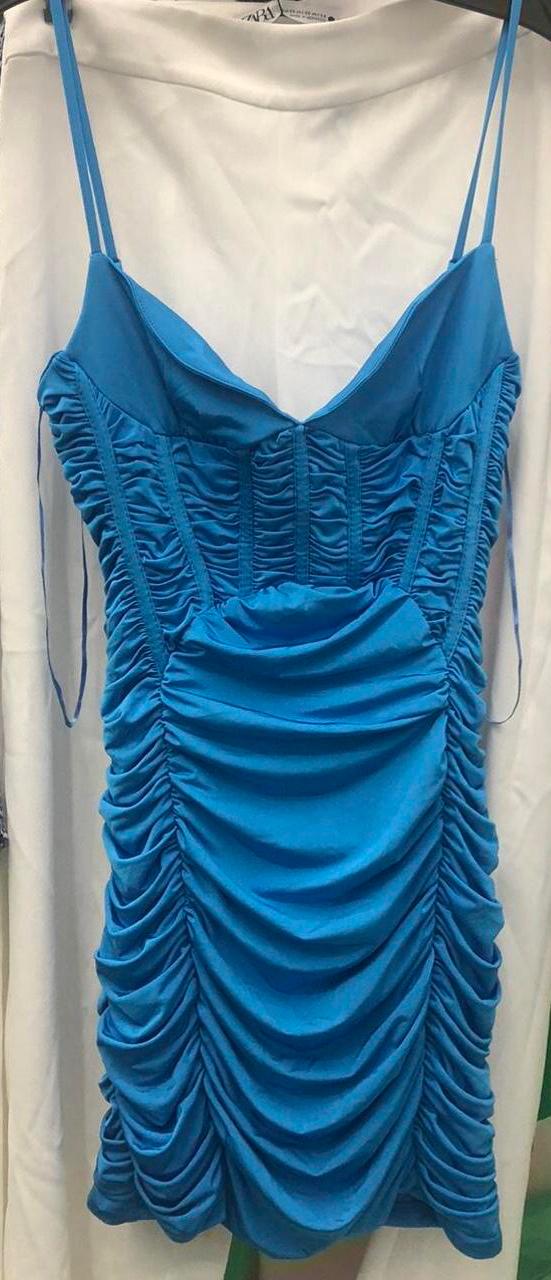 DRAPED CORSET STYLE DRESS