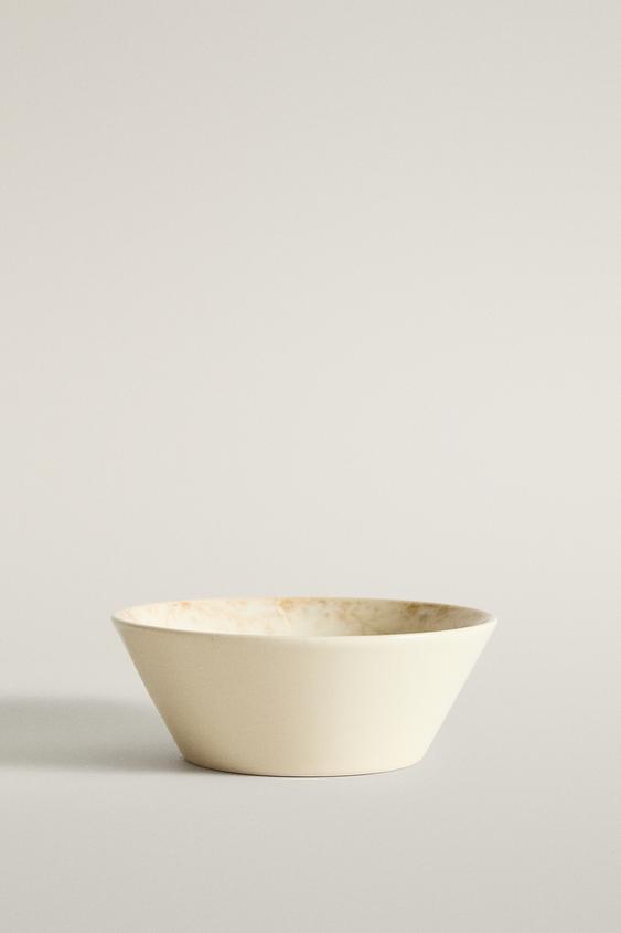 Zara GARDENIA MINI STONEWARE BOWL - Beige-pink - Image 0