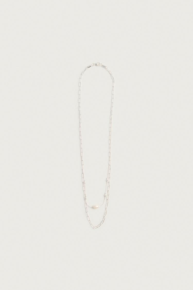 COLLARES COMBINADO PERLAS PACK 2