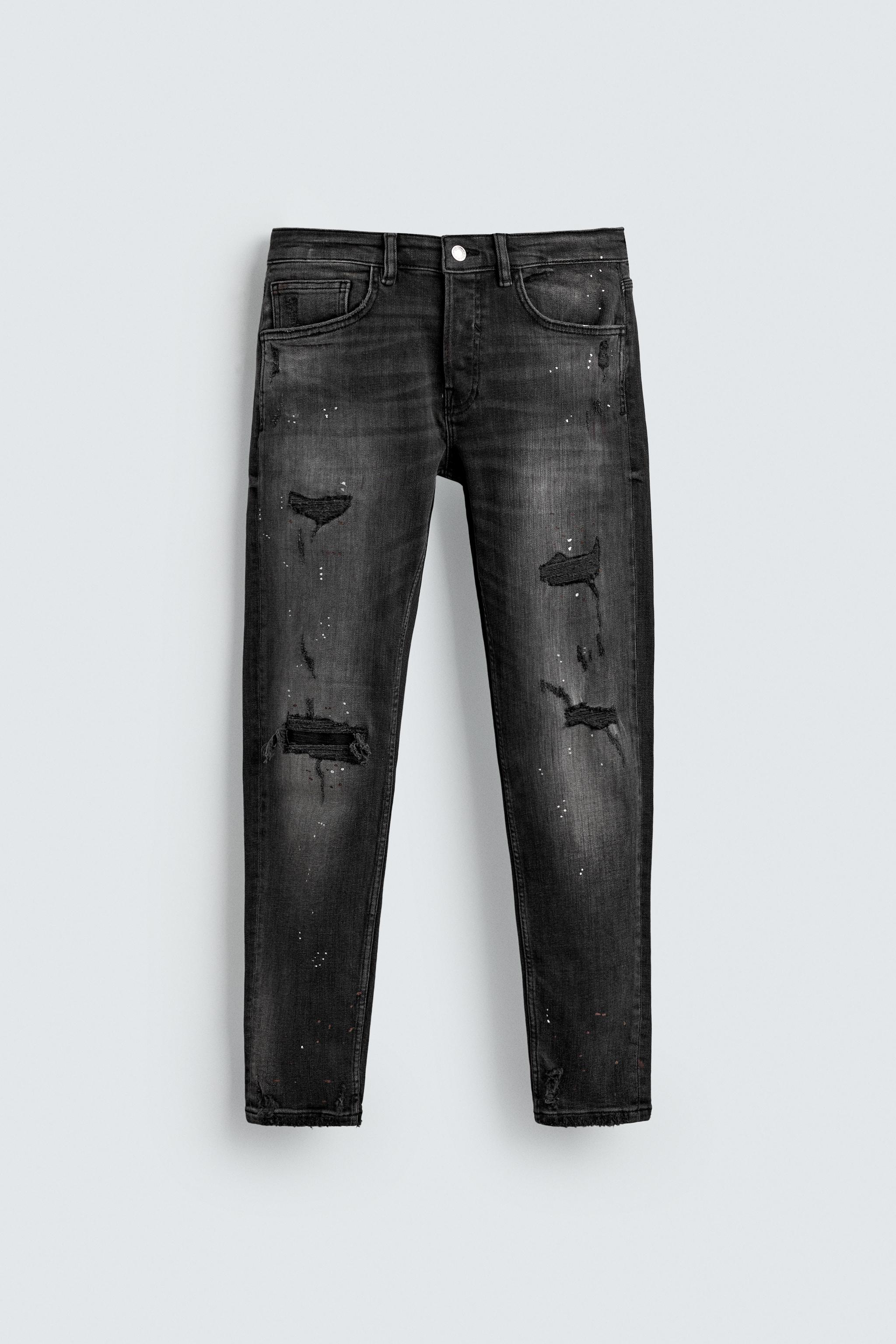 RIPPED SKINNY FIT JEANS