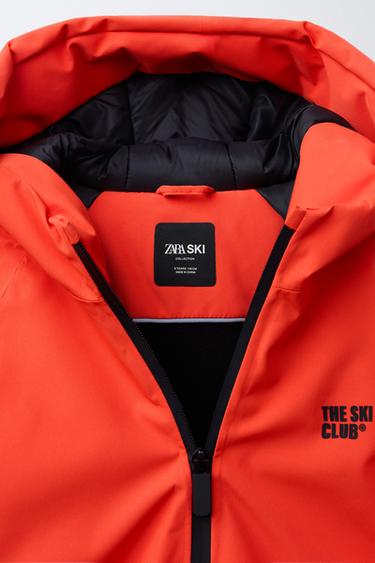 WATERPROOF AND WINDPROOF JACKET RECCO® SYSTEM SKI COLLECTION - Orange by Zara - Image 8