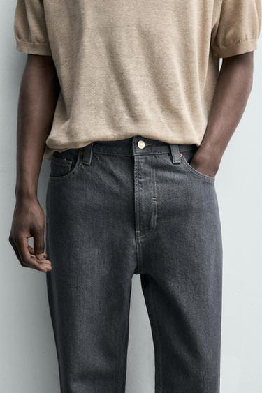 JEAN COUPE DROITE - Gris de Zara - Image 6