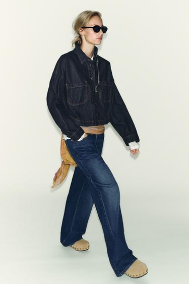 ZUECO SERRAJE TACHAS - Marrón Arena de Zara - Imagen 0