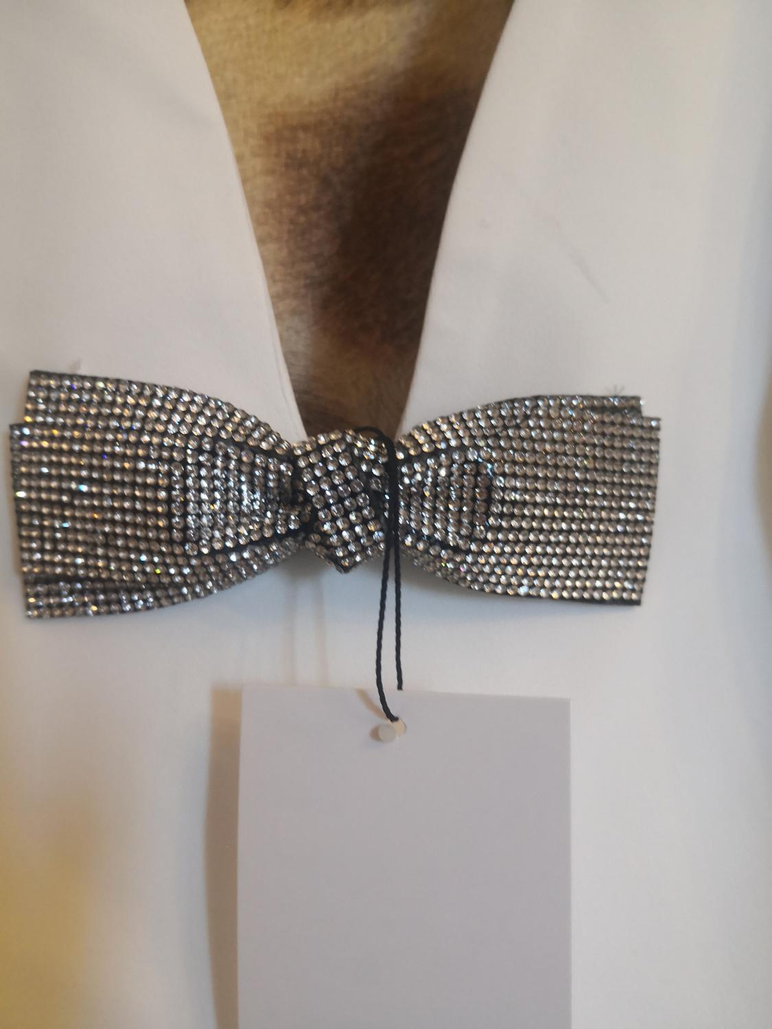 TOP WITH RHINESTONE BOW - Image 3