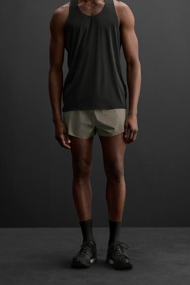 RUNNING SHORTS - Taupe grey by Zara