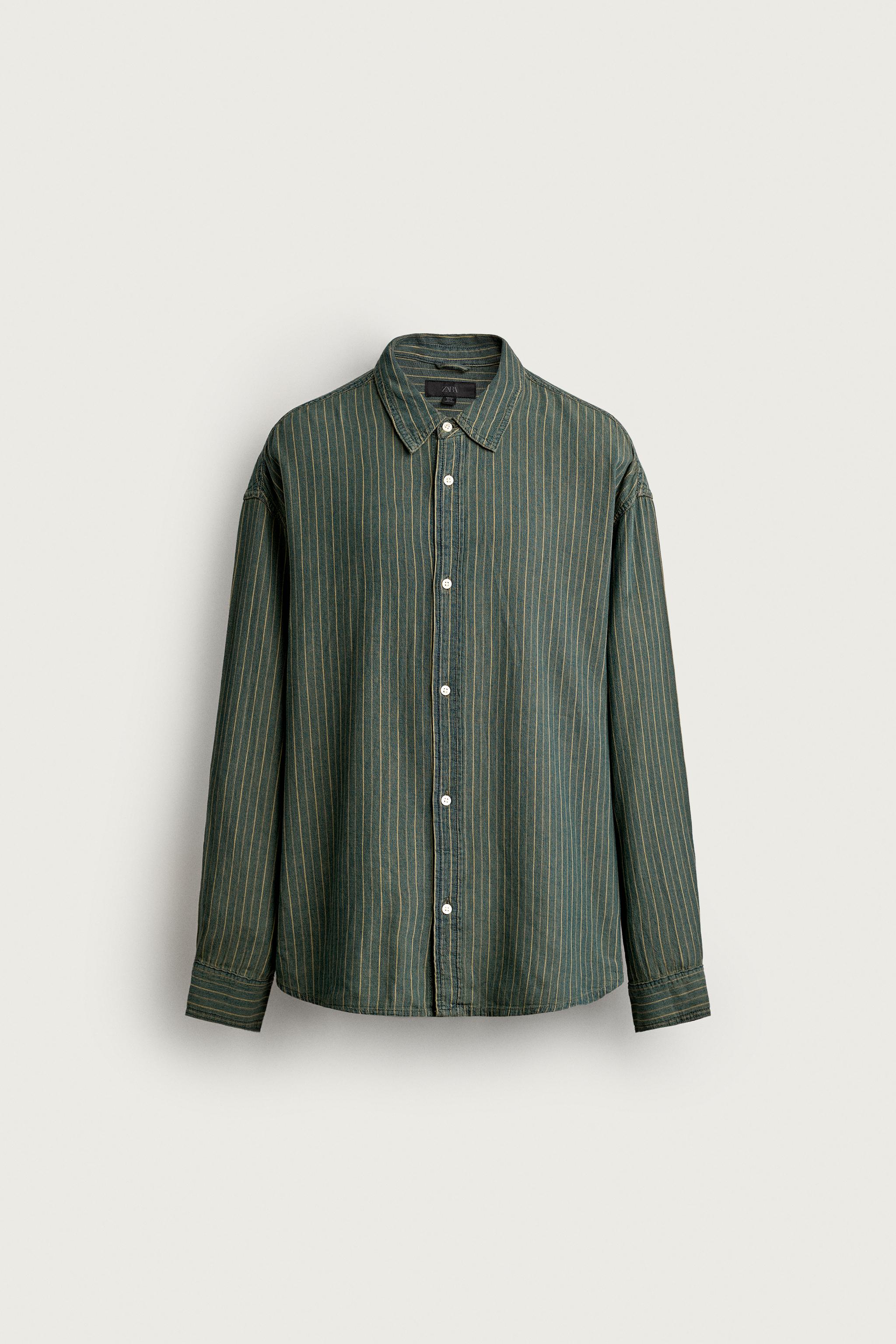 RELAXED FIT STRIPED SHIRT