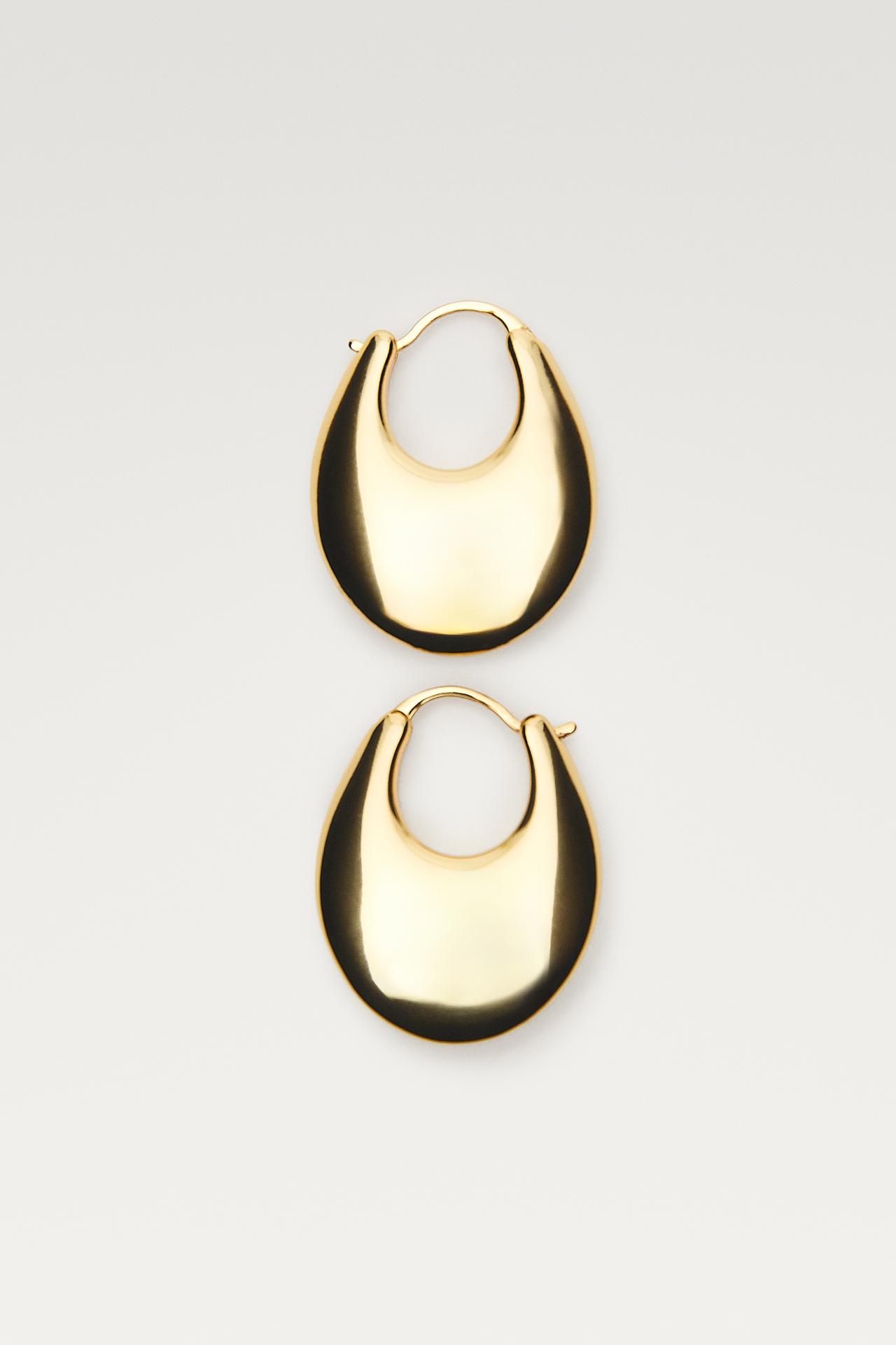 XS hoop earrings — Golden