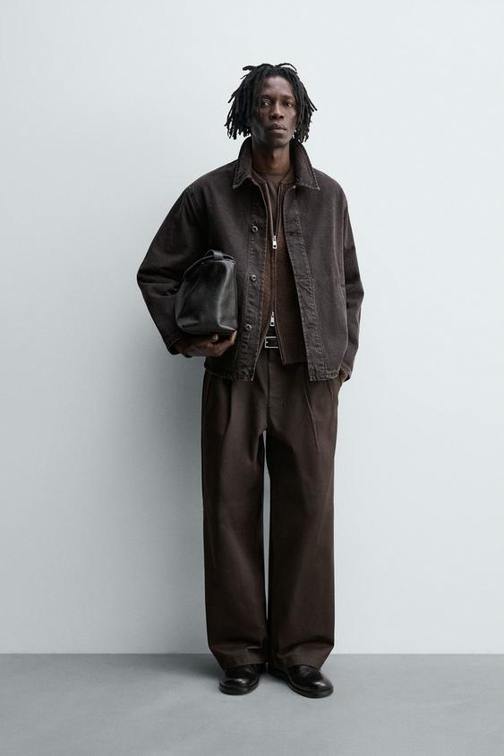 BOXY FIT DENIM OVERSHIRT