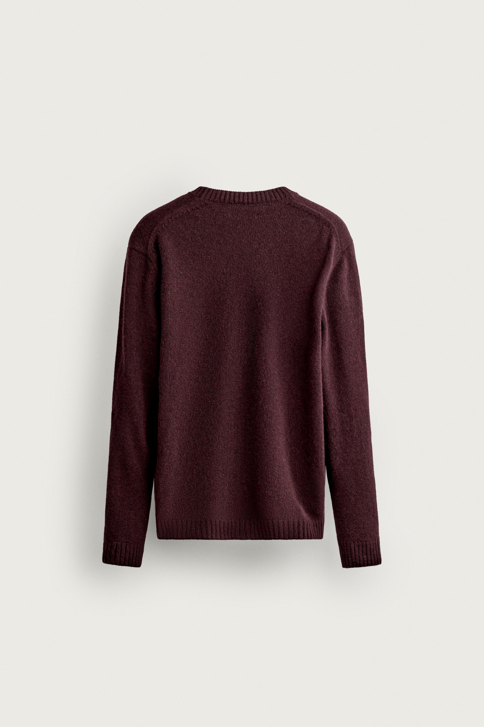 REGULAR FIT WOOL BLEND SWEATER