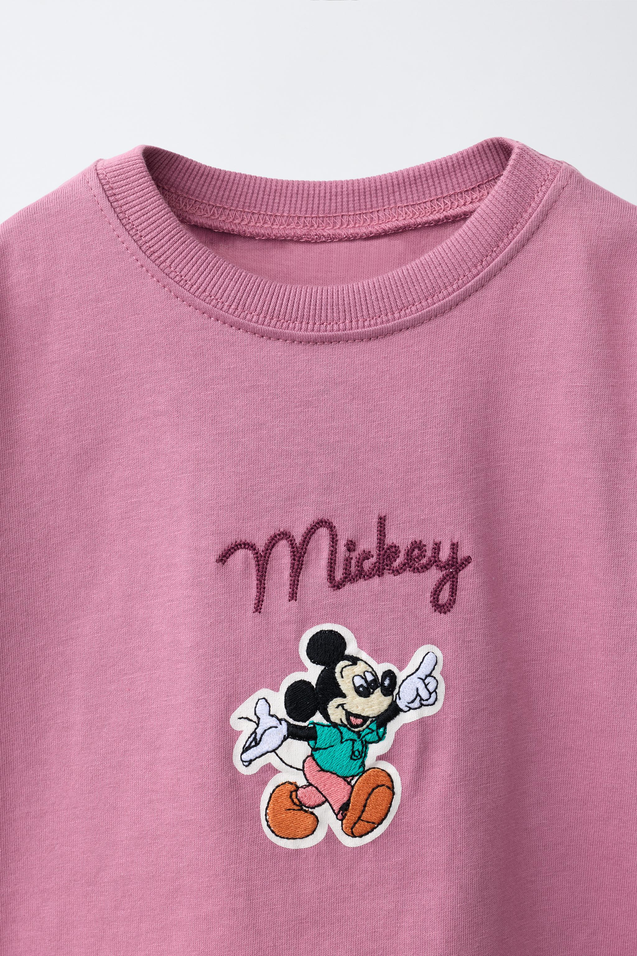 EMBROIDERED MICKEY MOUSE © DISNEY T-SHIRT