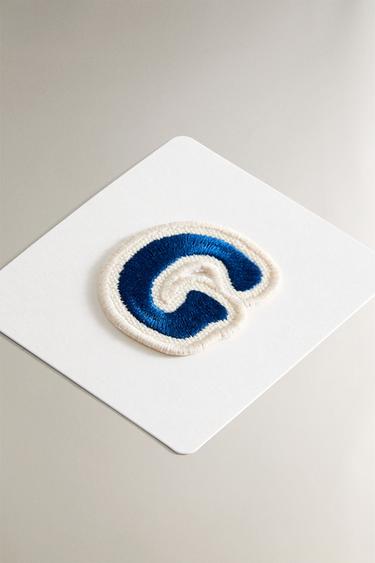 THERMO-ADHESIVE LETTER G PATCH - Blue by Zara - Image 1