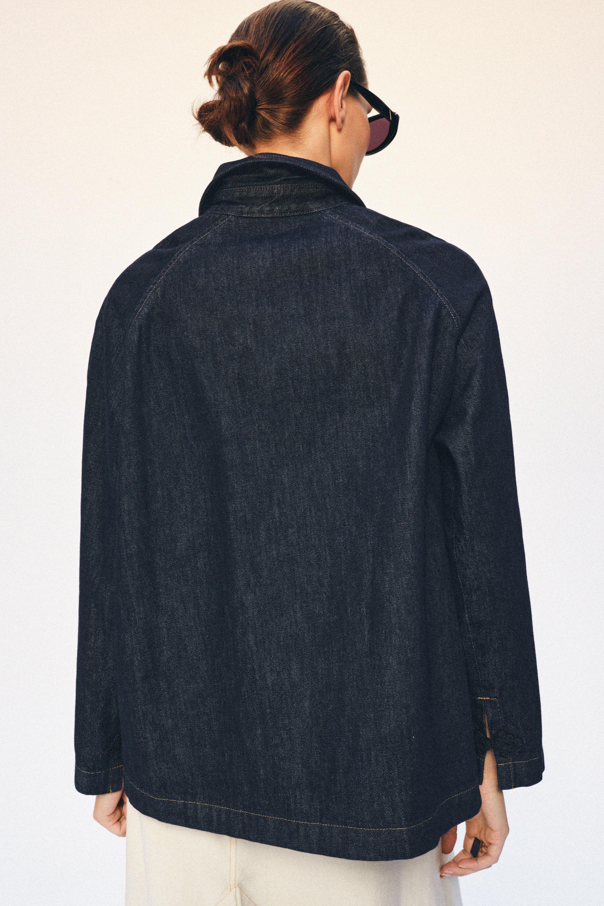 ZW COLLECTION SÜSLÜ DÜĞMELİ DENIM CEKET - Görsel 3