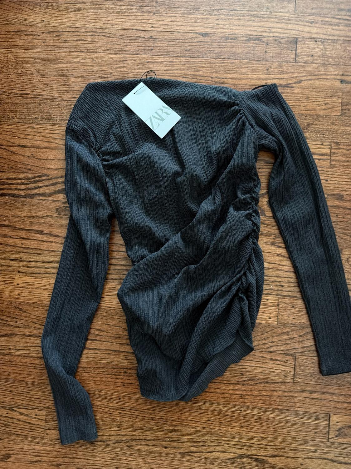 TEXTURED ASYMMETRIC TOP - Image 4